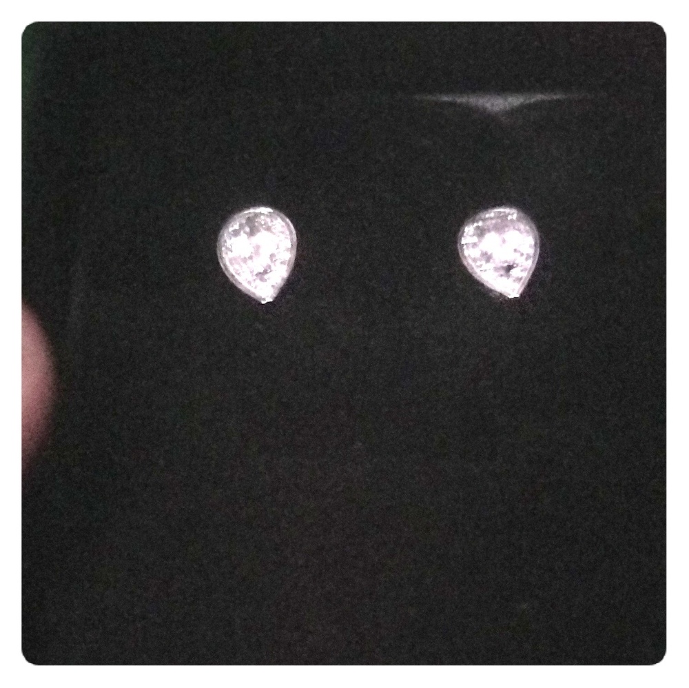 New earrings never worn, sterling silver from Kay'